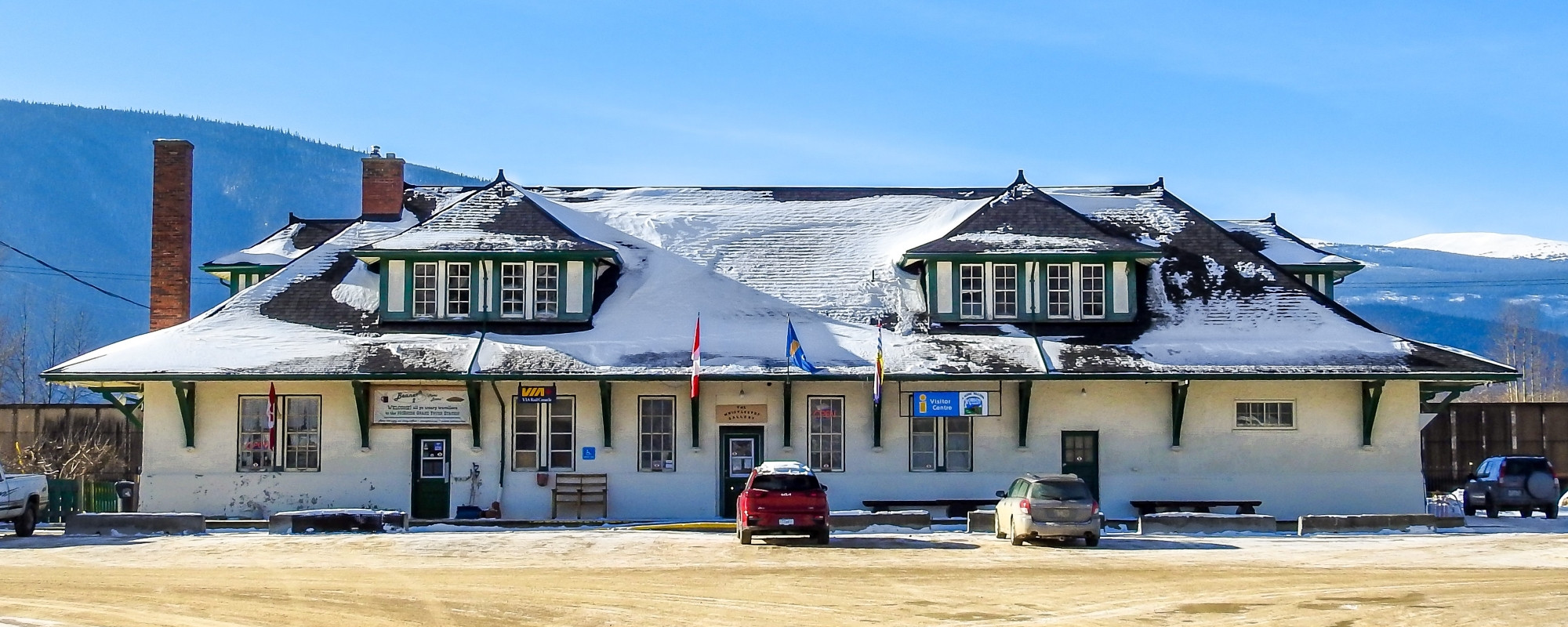 Train Station in Winter